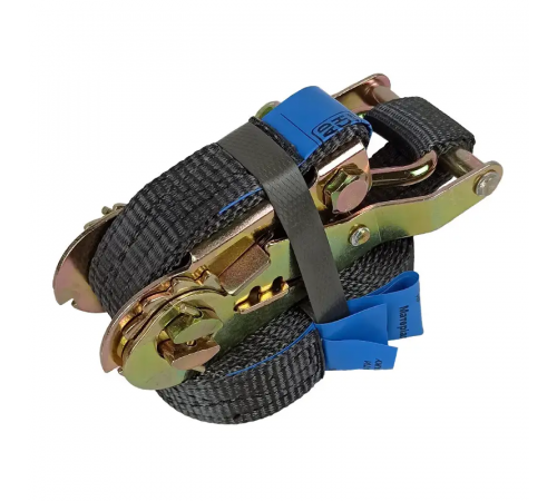 Ремень стяжной KrepZevs STANDARD BLACK 1.5 т, 2.5 м (черный)