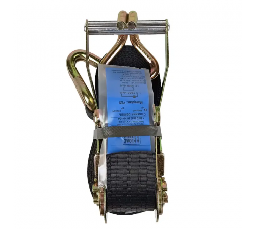 Ремінь стяжний KrepZevs STANDARD BLACK 5 т, 13.5 м (чорний)