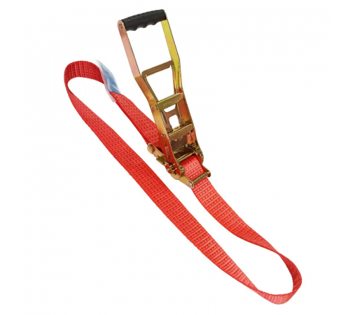 Ремінь стяжний кільцевий (храповик подовжений) KrepZevs PREMIUM 5 т, 2.5 м