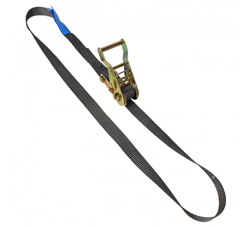 Ремінь стяжний кільцевий KrepZevs STANDARD BLACK 1.5 т, 15 м (чорний)