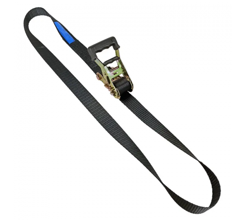 Ремінь стяжний кільцевий KrepZevs STANDARD BLACK 3 т, 5.5 м (чорний)