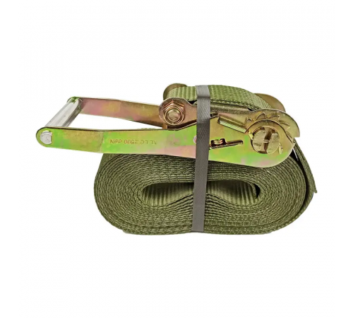 Ремень стяжной кольцевой KrepZevs STANDARD ХАКИ 5 т, 4 м