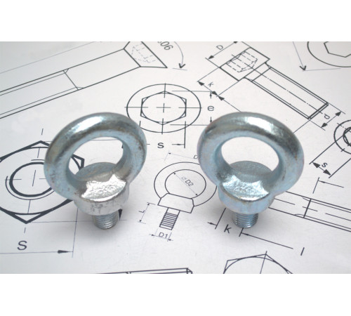 Рим-болт М8 DIN 580 з нержавіючої сталі