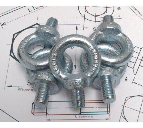 Рим-болти нержавіючі М24 ГОСТ 4751-73
