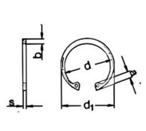 Стопорне кільце М290 ГОСТ 13943-86, DIN 472