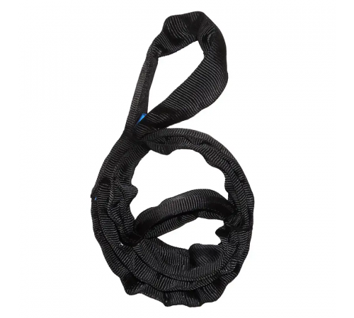 Строп канатний круглопрядний кільцевий чорний (спансет) KrepZevs СККК Black 2 тонни, 8.5 метрів