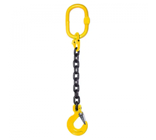 Строп цепной одноветвенный KrepZevs 1СЛ 15 тонн, 4 метра (стандарт)