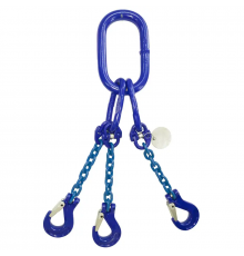 Строп ланцюговий трьохгілковий KrepZevs 3СЛ G100 3 тонни, 2 метри (стандарт)