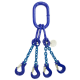 Строп ланцюговий чотирьохгілковий (павук) KrepZevs 4СЛ G100 5.3 тонни, 4.5 метрів (стандарт)