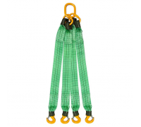 Строп текстильний чотирьохгілковий KrepZevs 4СТ 10 тонн, 4 метри