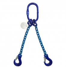 Строп ланцюговий двогілковий KrepZevs 2СЛ G100 5.6 тонн, 3 метри (стандарт)