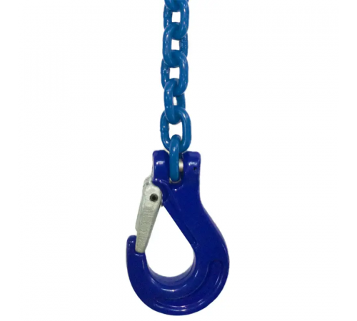 Строп ланцюговий одногілковий KrepZevs 1СЛ G100 2.5 тонни, 5 метрів (зі скорочувачем гілки)
