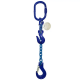 Строп ланцюговий одногілковий KrepZevs 1СЛ G100 6.7 тонн, 3.5 метрів (зі скорочувачем гілки)