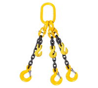 Строп ланцюговий трьохгілковий KrepZevs 3СЛ 2.36 тонн, 2 метри (зі скорочувачем гілки)