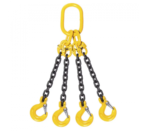 Строп ланцюговий чотирьохгілковий (павук) KrepZevs 4СЛ 17 тонн, 5 метрів (стандарт)