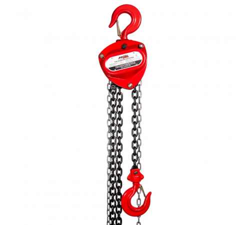 Таль цепная ручная шестеренная POLTEK 2 т, 8 м