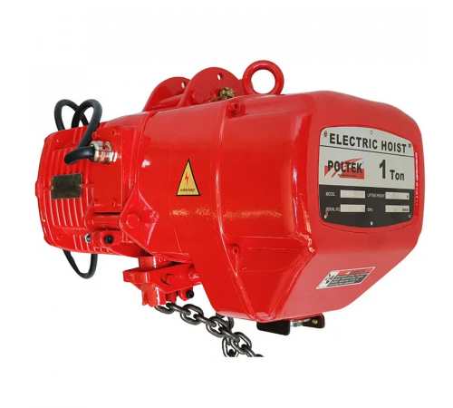 Таль электрическая цепная SGW Poltek с передвижной тележкой (3 тонны/3 метра)