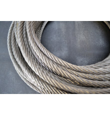 Трос Ф1, плетение 7х7 (мягкий) нержавеющий