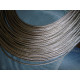 Трос Ф2.5, плетіння 7х7 (м'який) нержавіючий