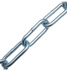 Цепь длиннозвенная оцинкованная DIN 5685С 3х26 (цена указана за 1 метр, заказ кратно 5м)