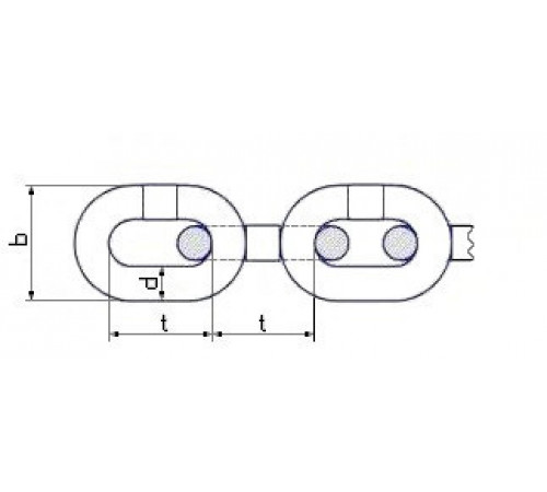 Цепь нержавеющая короткозвенная Ф3 из стали А4