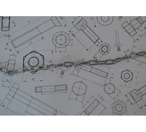 Ланцюг нержавіючий коротколанковий Ф6 зі сталі А2 Ланцюг нержавіючий коротколанковий Ф6 зі сталі А2