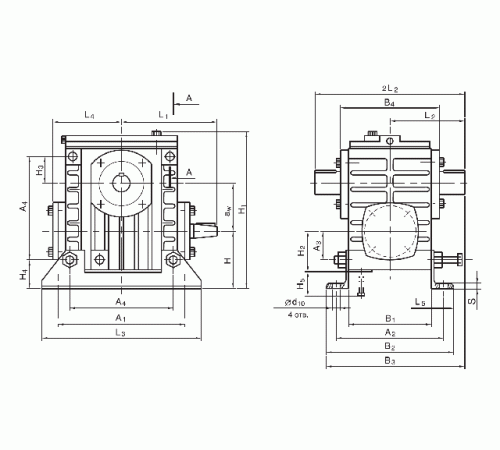 Черв'ячний редуктор 2Ч-30