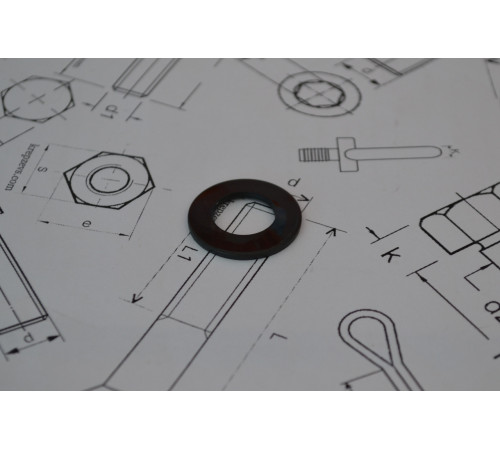 Шайба Ф16 пружинна тарілчаста DIN 2093, ГОСТ 3057-90