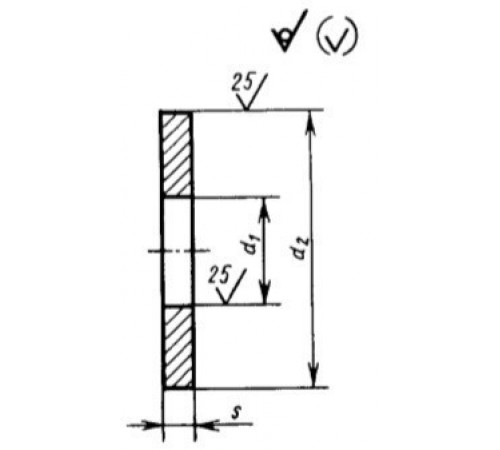 Шайба Ф4 ГОСТ 6958-78 зі сталі А4