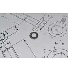 Шайба Ф5 плоская DIN 125 из стали А4