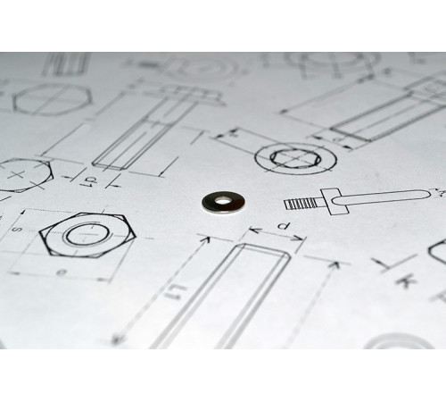 Шайба Ф6 DIN 9021 зі сталі А4 Шайба Ф6 DIN 9021 зі сталі А4