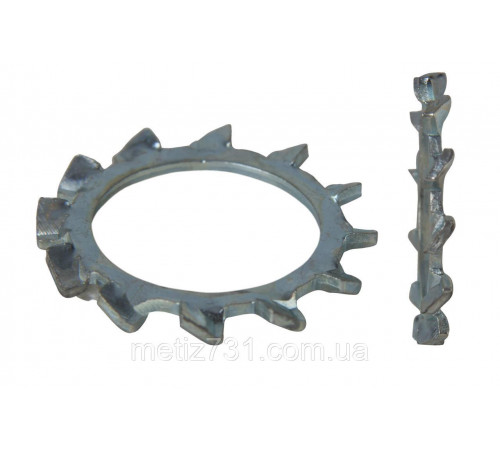 Шайба стопорна зубчаста М27 DIN 6797 А Шайба стопорна зубчаста М27 DIN 6797 А