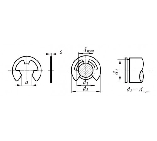 Шайба утримуюча DIN 6799 Ф24 (ГОСТ 11648) нержавіюча сталь