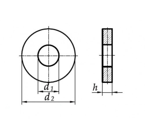 Шайба усиленная DIN 7349 Ф6