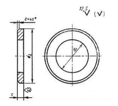 Шайби Ф22 ГОСТ 9065-75 нержавіючі Шайби Ф22 ГОСТ 9065-75 нержавіючі