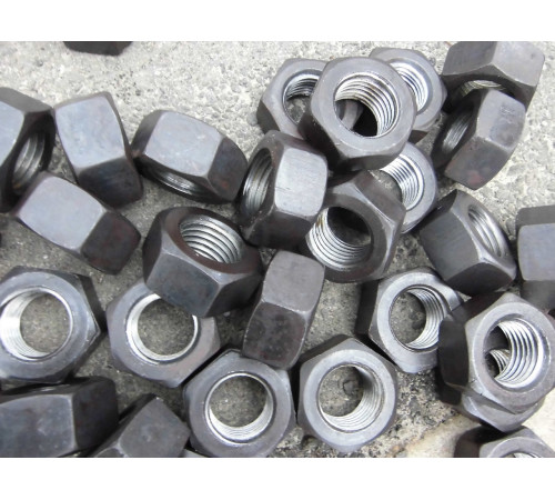 Шестигранні гайки М12 DIN 934, ГОСТ 5927-70, ГОСТ 5915-70 клас міцності 5.0, 6.0