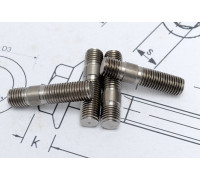 Шпилька М10 ГОСТ 22032-76 с ввинчиваемым концом 1D класс прочности 8.8