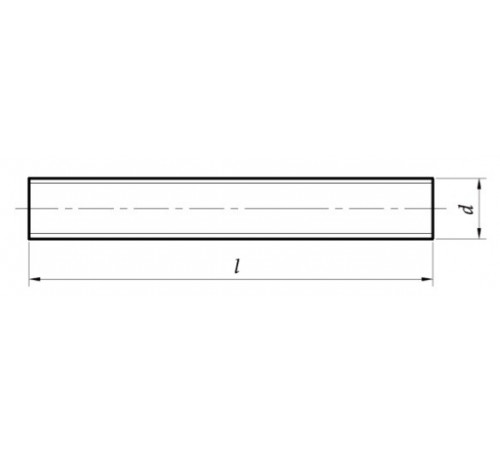 Шпилька М39х1000 DIN 975 з нержавійки А2