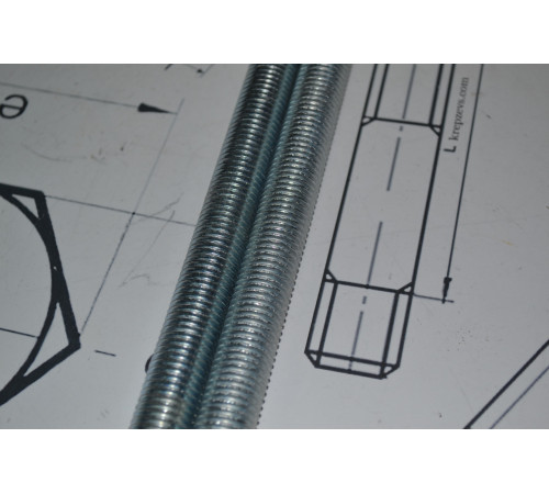 Шпилька М8х1000 різьбова DIN 975 клас міцності 5.8