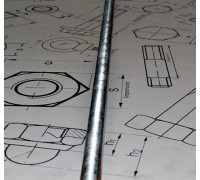 Шпилька високоміцна М10 DIN 975 класу міцності 10.9